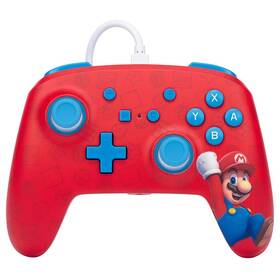 Gamepad PowerA Enhanced Wired - Nintendo Switch - Woo-hoo! Mario 

