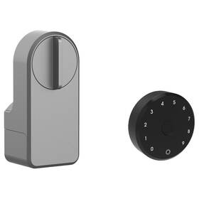 Zámek IMMAX NEO PRO SMART s klávesnicí, BT, LIDL, BLE, TUYA šedý

