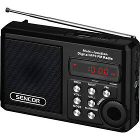 Radiopřijímač Sencor SRD 215 B černý

