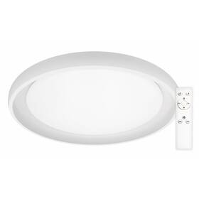 Stropní svítidlo Top Light Salerno 60B RC, s dálkovým ovládačem, 60W, 6000lm, stmívání, paměť, průměr 60cm bílé

