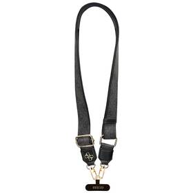 Popruh na krk Guess Crossbody PU 4G Metal Logo černý

