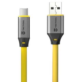 Kabel Tactical Fat Man 2.0 USB-A/USB-C 1m žlutý

