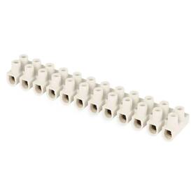 Svorkovnice EMOS ŠROUB. 12 PRV. 6–10MM2 57A/450V 1KS bílá

