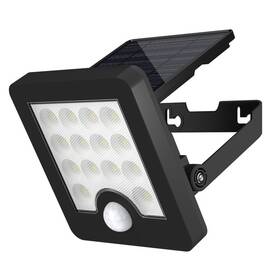 Reflektor Top Light Heleon, solární, PIR, 5W, 4000K, 3 fukční režimy černé

