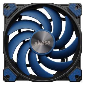 Ventilátor AKASA ALUCIA SC12, 120 mm modrý

