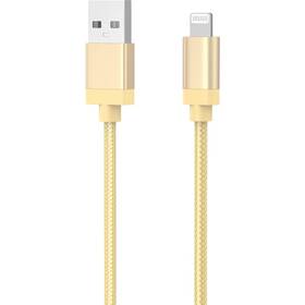 Kabel WG USB-A/Lightning, MFI, 1 m zlatý

