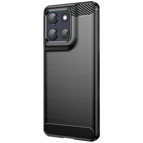 Kryt na mobil WG Carbon na Motorola Moto G86 5G černý


