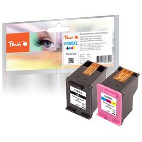 Inkoustová náplň Peach HP 300XL, MultiPac, 855/525 stran vícebarevná

