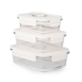 Sada vakuových dóz G21 G21-SETVKDZ3 (3 ks) bílá barva
