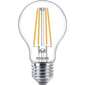 Žárovka LED Philips filament klasik, E27, 8,5W, studená bílá 

