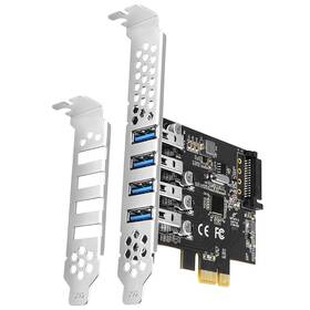 Řadič Axagon PCEU-43RS - 4x USB 3.2 Gen 1 port 

