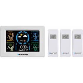 Meteorologická stanice Blaupunkt WS40WH, 3 čidla bílá

