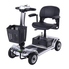 Elektrický vozík RACCEWAY SPLIT stříbrný

