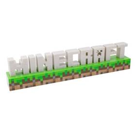 Dekorativní LED Paladone Minecraft logo bílá/zelená

