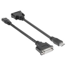 Redukce Club3D HDMI/DVI-D Single Link (M/F), 22cm černá barva
