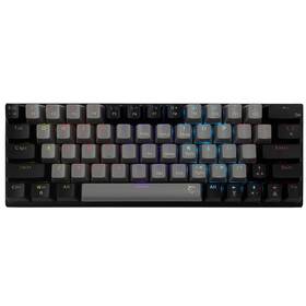 Klávesnice White Shark WAKIZASHI 2, Blue Switch, US layout šedá


