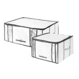 Vakuový úložný box s pouzdrem Compactor Life RAN7023, 1× M 125 l, 1 x XXL 210 l, 2 ks 

