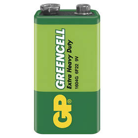 Baterie GP Greencell 9V (6F22) 1604G 

