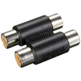 Redukce AQ 2x RCA (cinch) samice - 2x RCA (cinch) samice 

