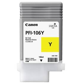 Inkoustová náplň Canon PFI106Y, 130ml žlutá

