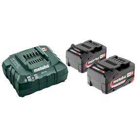  Set baterie a nabíječky Metabo Basic set 2x4,0 Ah 685050000