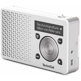 Radiopřijímač s DAB+ Technisat DIGITRADIO 1 stříbrný/bílý

