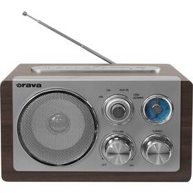 Radiopřijímač Orava RR-29 A dřevo
