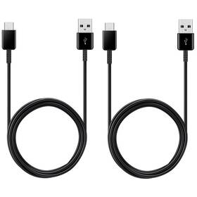 Kabel Samsung USB/USB-C, 1,5m (2 pack) černý

