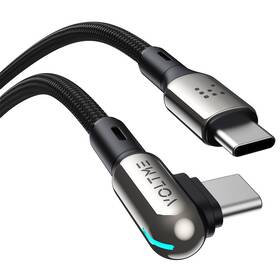 Kabel Voltme Powerlink Stark Series USB-C/USB-C, CTC 3A/60W 1,2m černý

