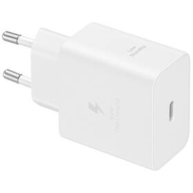 Nabíječka do sítě Samsung 45W, USB-C + USB-C kabel 1,8m bílá

