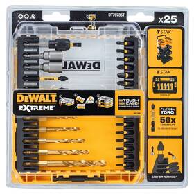 Sada vrtáků a bitů Dewalt DT70735T (26 ks) 

