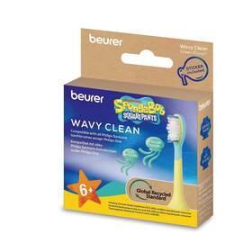 Náhradní hlavice Beurer SC11 Wavy Clean, 4 ks modrá/žlutá

