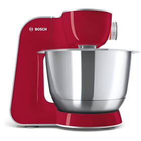 Kuchyňský robot Bosch MUM58720 stříbrný/červený

