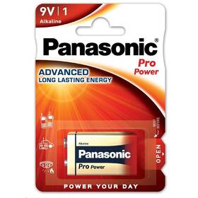 Baterie alkalická Panasonic Pro Power 9V, 6LR61, blistr 1ks 

