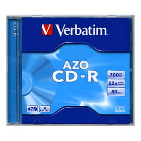 Disk Verbatim CD-R DLP 700MB/80min, 52x, jewel box, 1ks 

