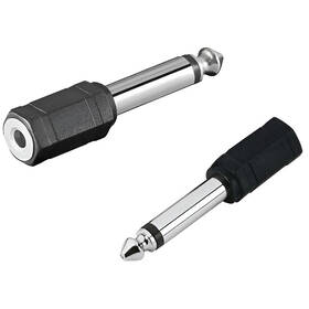 Redukce AQ mono 3,5 mm jack / 6,3 mm jack F/M 

