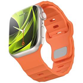 Řemínek Mobile Origin Strap III na Apple Watch 44/45/46/49mm oranžový

