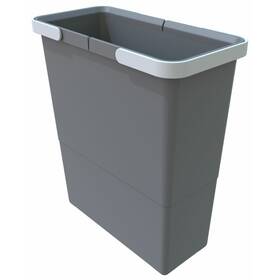 Odpadkový koš Elletipi Cover NARROW, 12 l, 34 × 15 × 30 cm šedý

