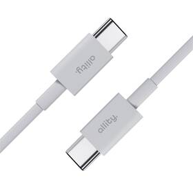 Kabel Allity AUC-03, 100W, USB-C/USB-C, 2m bílý

