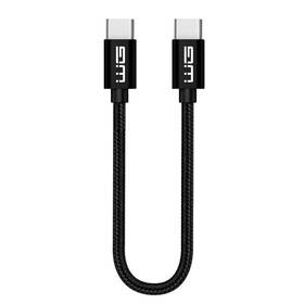 Kabel WG USB-C/USB-C, 20cm černá barva
