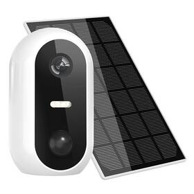 IP kamera Solight Wi-Fi + solární panel bílá

