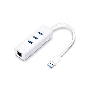 Síťová karta TP-Link UE330 USB 3.0/RJ45 + 3x USB 3.0 bílá

