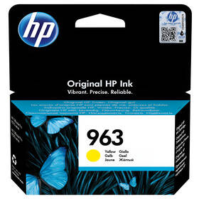 Inkoustová náplň HP 963, 700 stran žlutá

