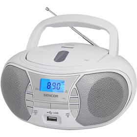 Radiopřijímač s CD Sencor SPT 2700 bílá barva
