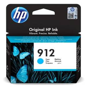 Inkoustová náplň HP 912, 315 stran azurová

