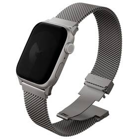 Řemínek Uniq Dante Pro na Apple Watch 49/46/45/44 mm stříbrný

