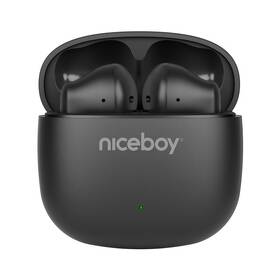 Sluchátka Niceboy Beans 4 POP černá barva
