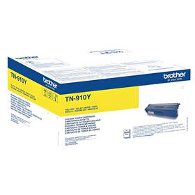 Toner Brother TN-910Y, 9000 stran žlutý

