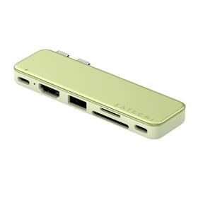 USB Hub Satechi USB-C Snap Hub (1x HDMI, 1x USB-C, 1x USB-A 3.0, 1x USB-C PD, 1x microSD/SD) žlutý

