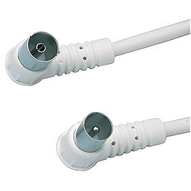 Koaxiální kabel AQ samec-samice, rohový konektor, 5 m 

